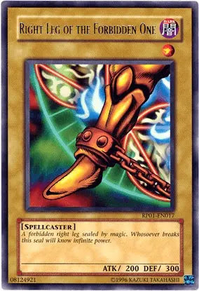 Right Leg of the Forbidden One [RP01-EN017] Rare - Doe's Cards