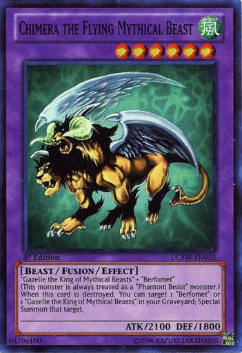 Chimera the Flying Mythical Beast [LCYW-EN052] Super Rare - Doe's Cards