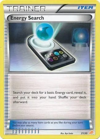 Energy Search (21/30) [Black & White: Trainer Kit] - Doe's Cards