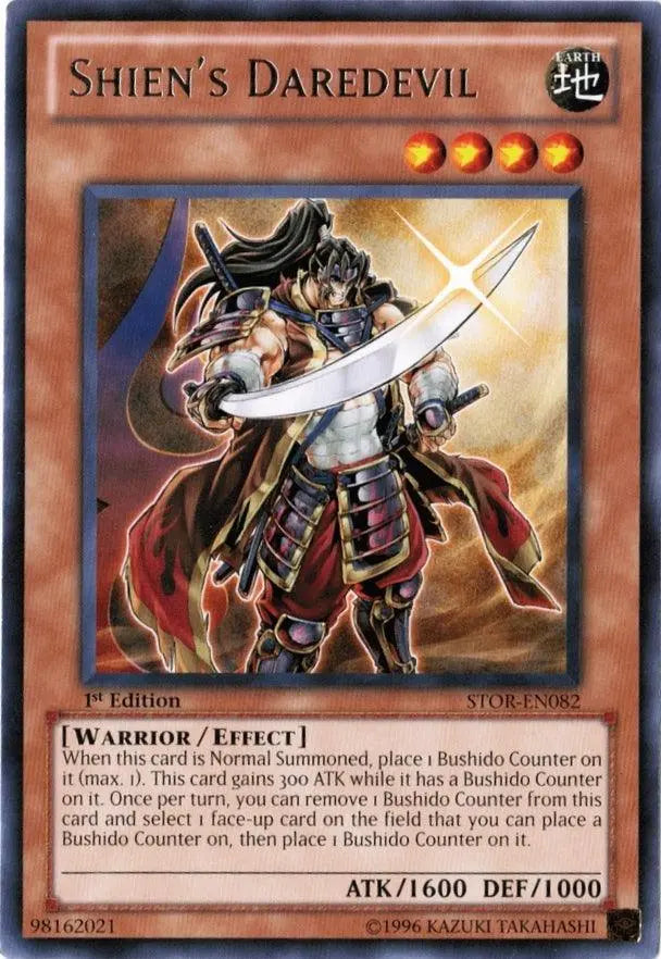 Shien's Daredevil [STOR-EN082] Rare - Doe's Cards