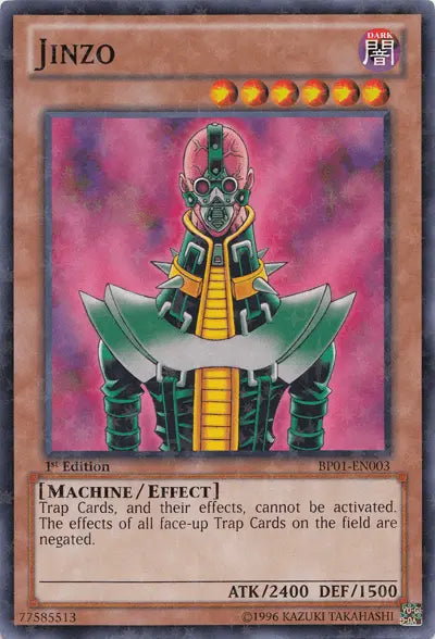 Jinzo [BP01-EN003] Starfoil Rare - Doe's Cards