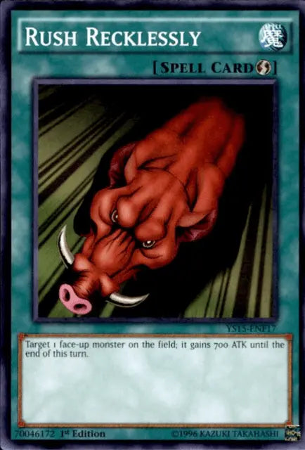 Rush Recklessly [YS15-ENF17] Common - Doe's Cards