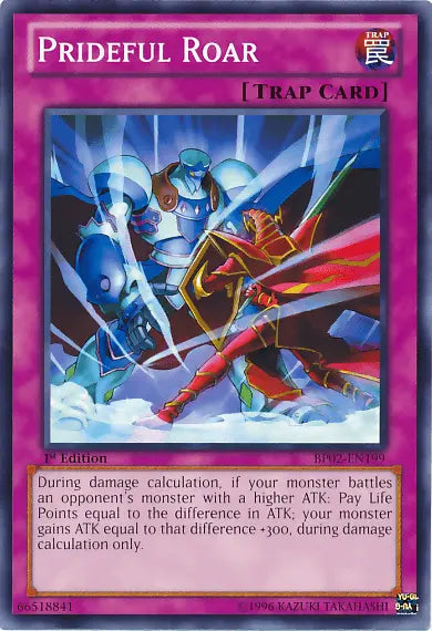 Prideful Roar [BP02-EN199] Mosaic Rare - Doe's Cards
