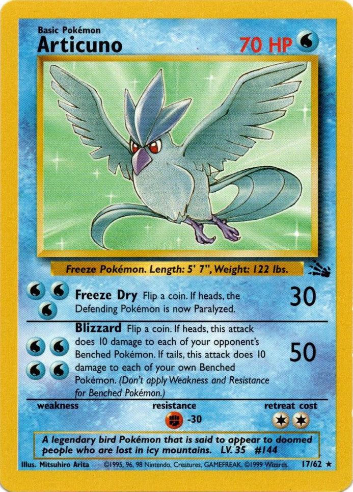 Articuno (17/62) [Fossil Unlimited] - Doe's Cards