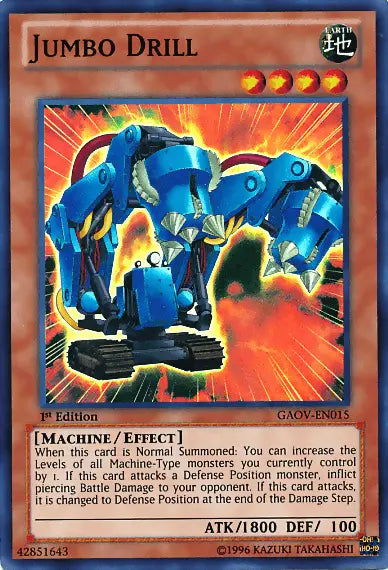 Jumbo Drill [GAOV-EN015] Super Rare - Doe's Cards