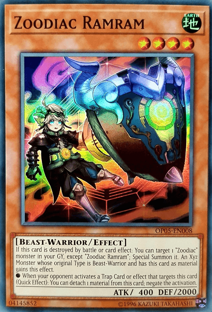 Zoodiac Ramram [OP05-EN008] Super Rare - Doe's Cards