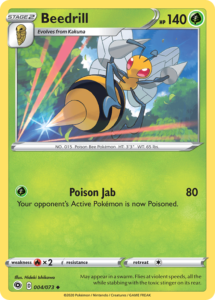 Beedrill (004/073) [Sword & Shield: Champion's Path] - Doe's Cards