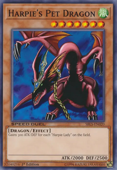 Harpie's Pet Dragon [SBLS-EN020] Common - Doe's Cards