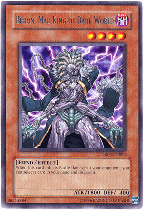 Brron, Mad King of Dark World [DR04-EN082] Rare - Doe's Cards