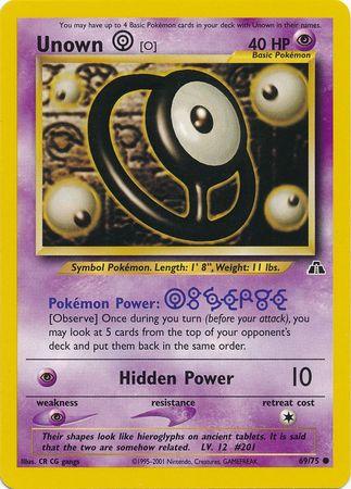 Unown [O] (69/75) [Neo Discovery Unlimited] - Doe's Cards