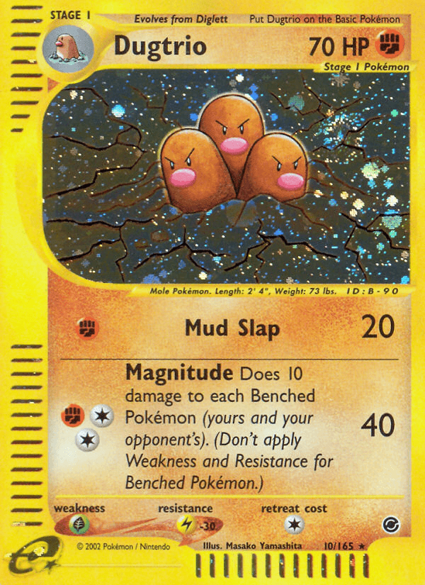 Dugtrio (10/165) [Expedition: Base Set] - Doe's Cards