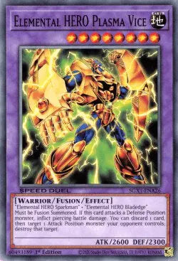 Elemental HERO Plasma Vice [SGX1-ENA26] Common - Doe's Cards