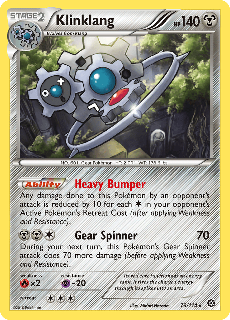 Klinklang (73/114) [XY: Steam Siege] - Doe's Cards