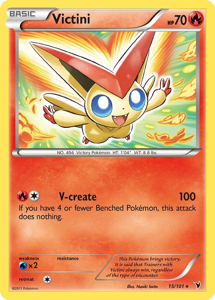 Victini (15/101) (Theme Deck Exclusive) [Black & White: Noble Victories] - Doe's Cards