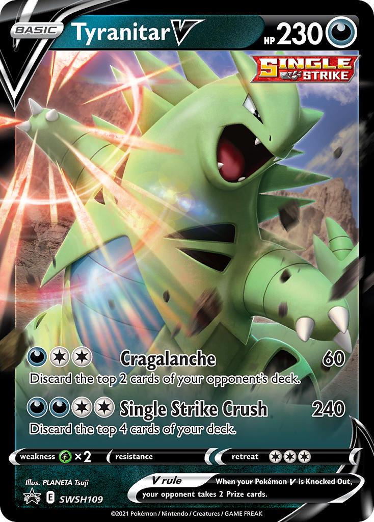 Tyranitar V (SWSH109) [Sword & Shield: Black Star Promos] - Doe's Cards