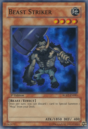 Beast Striker [RGBT-EN085] Super Rare - Doe's Cards