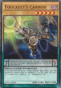 Foucault's Cannon [DEM3-EN004] Common - Doe's Cards