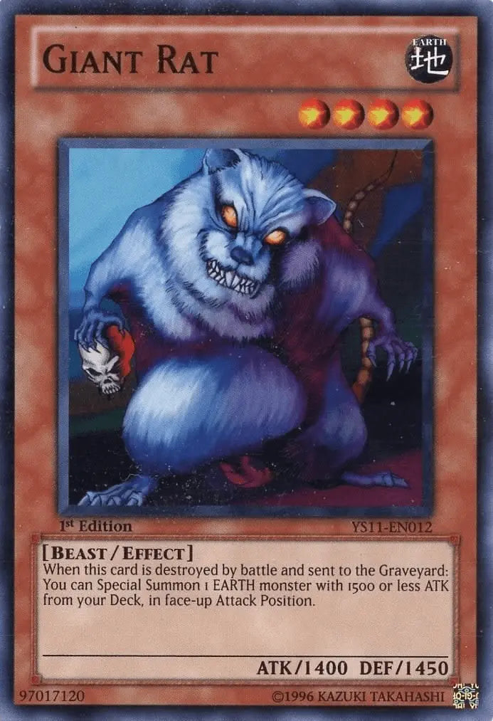 Giant Rat [YS11-EN012] Common - Doe's Cards