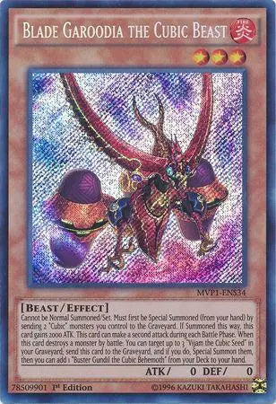 Blade Garoodia the Cubic Beast [MVP1-ENS34] Secret Rare - Doe's Cards