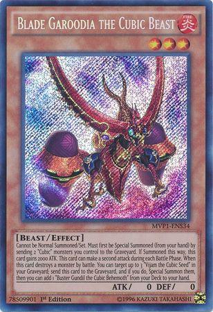 Blade Garoodia the Cubic Beast [MVP1-ENS34] Secret Rare - Doe's Cards