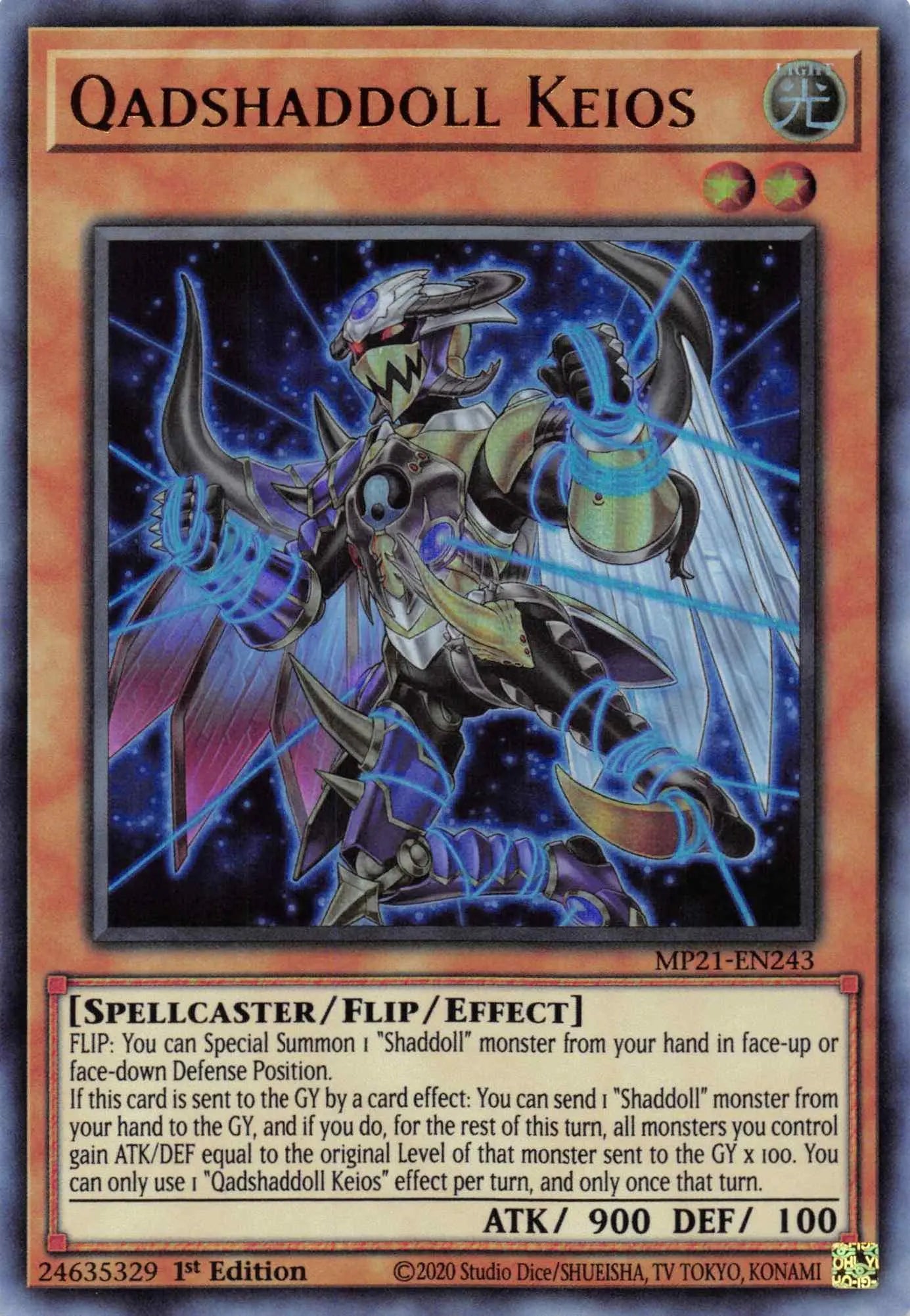 Qadshaddoll Keios [MP21-EN243] Ultra Rare - Doe's Cards