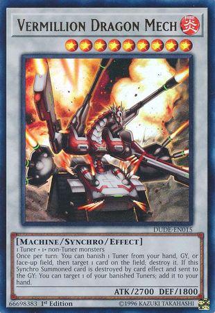 Vermillion Dragon Mech [DUDE-EN015] Ultra Rare - Doe's Cards