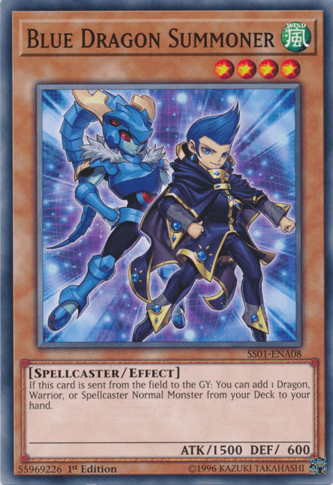 Blue Dragon Summoner [SS01-ENA08] Common - Doe's Cards