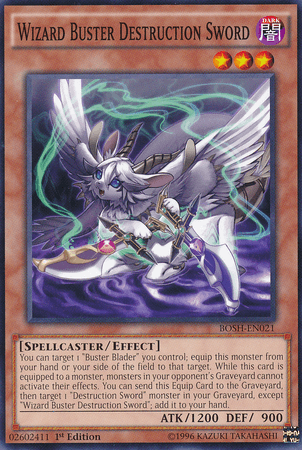 Wizard Buster Destruction Sword [BOSH-EN021] Common - Doe's Cards