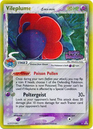 Vileplume (17/110) (Delta Species) (Stamped) [EX: Holon Phantoms] - Doe's Cards