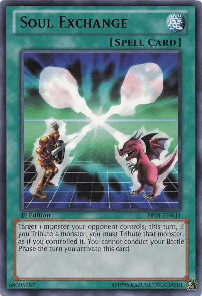 Soul Exchange [BP01-EN041] Rare - Doe's Cards