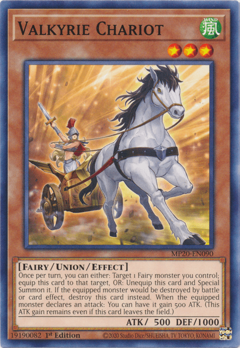 Valkyrie Chariot [MP20-EN090] Common - Doe's Cards