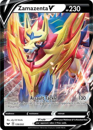 Zamazenta V (139/202) [Jumbo Cards] - Doe's Cards