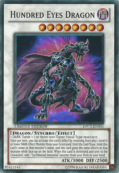 Hundred Eyes Dragon [DPC5-EN003] Super Rare - Doe's Cards