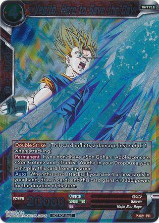 Vegito, Here to Save the Day (P-021) [Promotion Cards] - Doe's Cards