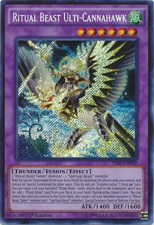 Ritual Beast Ulti-Cannahawk [THSF-EN030] Secret Rare - Doe's Cards