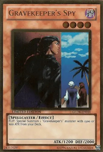 Gravekeeper's Spy [GLD4-EN010] Gold Rare - Doe's Cards