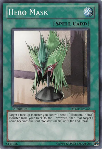 Hero Mask [RYMP-EN030] Common - Doe's Cards