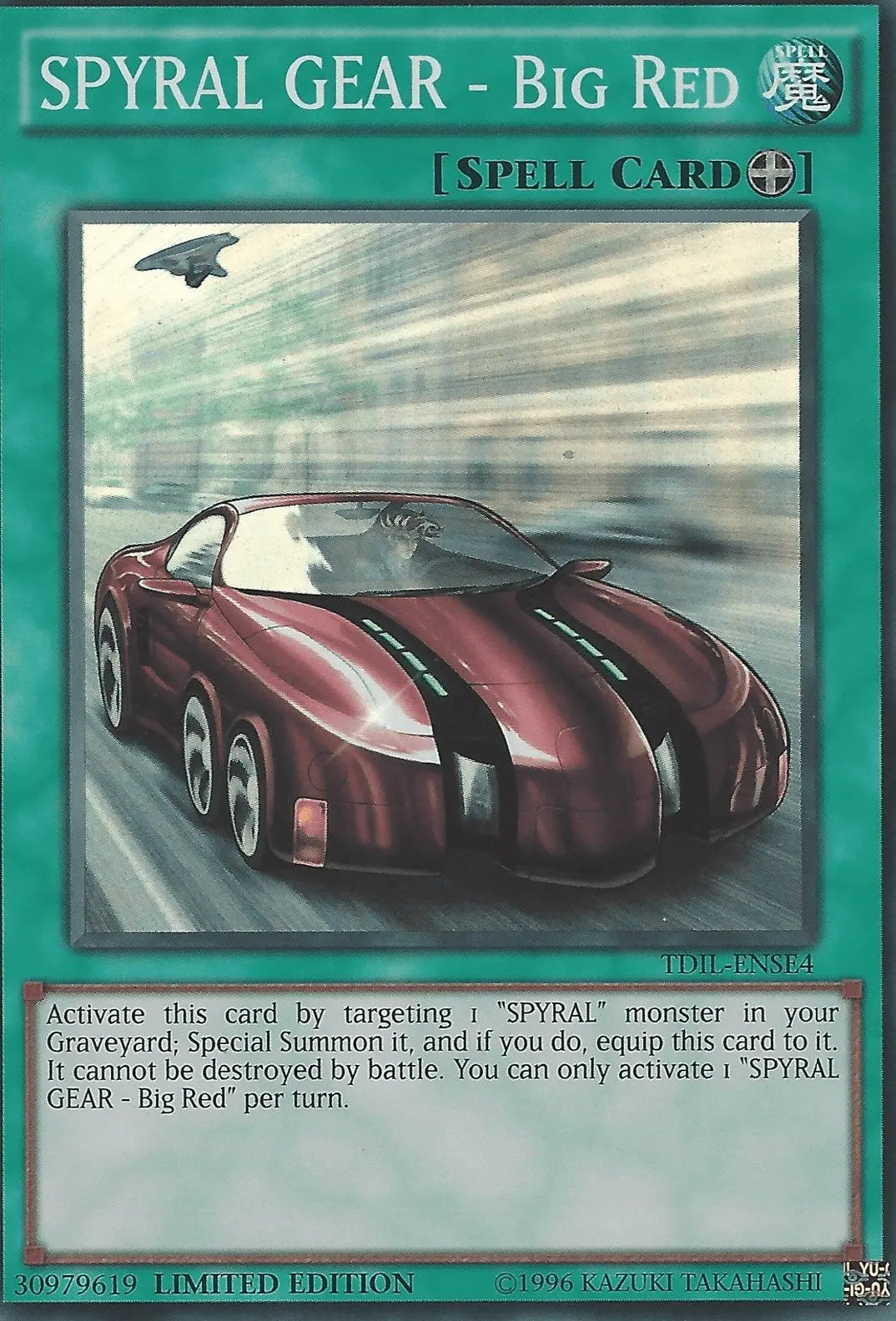 SPYRAL GEAR - Big Red [TDIL-ENSE4] Super Rare - Doe's Cards