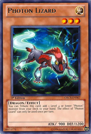 Photon Lizard [ORCS-EN007] Rare - Doe's Cards
