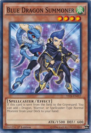 Blue Dragon Summoner [YS14-EN017] Common - Doe's Cards