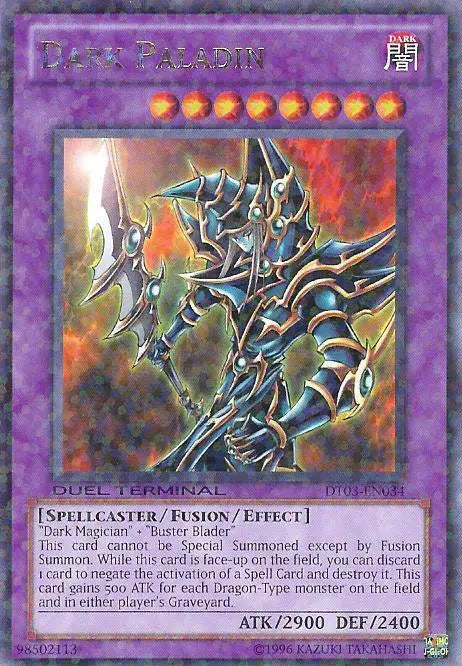 Dark Paladin [DT03-EN034] Rare - Doe's Cards