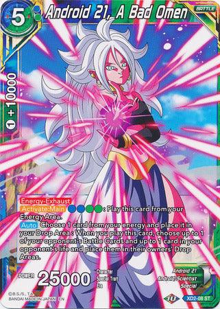 Android 21, A Bad Omen (XD2-08) [Android Duality] - Doe's Cards