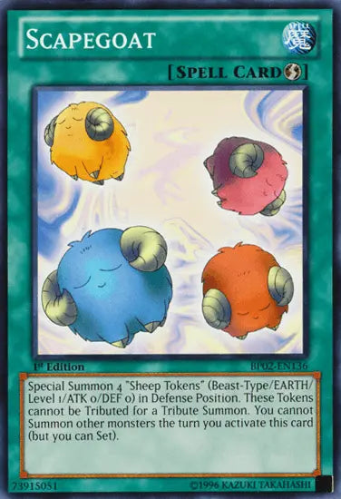 Scapegoat [BP02-EN136] Mosaic Rare - Doe's Cards