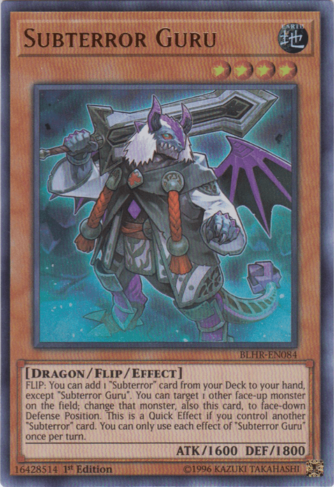 Subterror Guru [BLHR-EN084] Ultra Rare - Doe's Cards