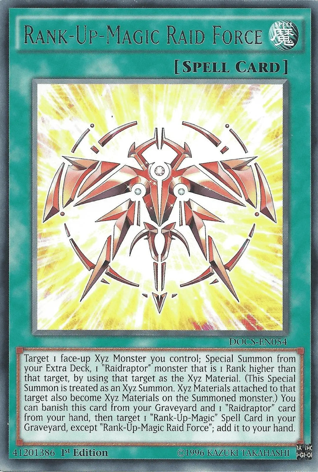 Rank-Up-Magic Raid Force [DOCS-EN054] Rare - Doe's Cards