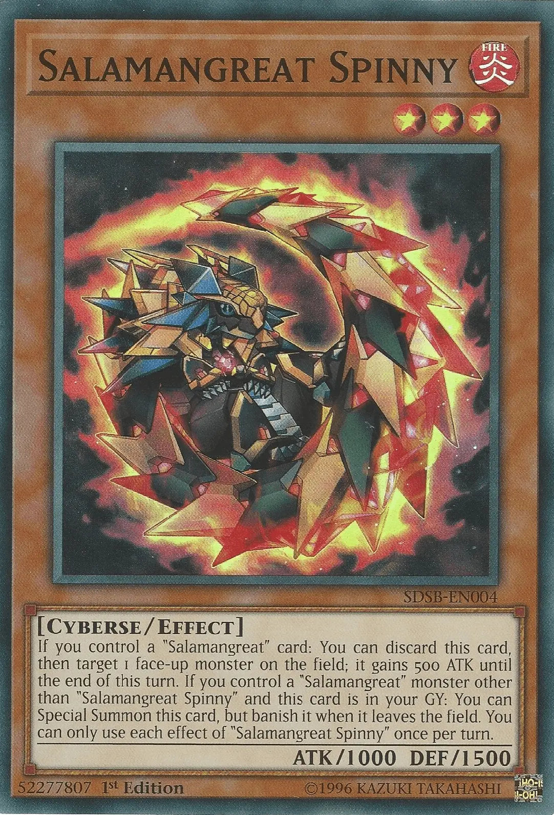 Salamangreat Spinny [SDSB-EN004] Super Rare - Doe's Cards