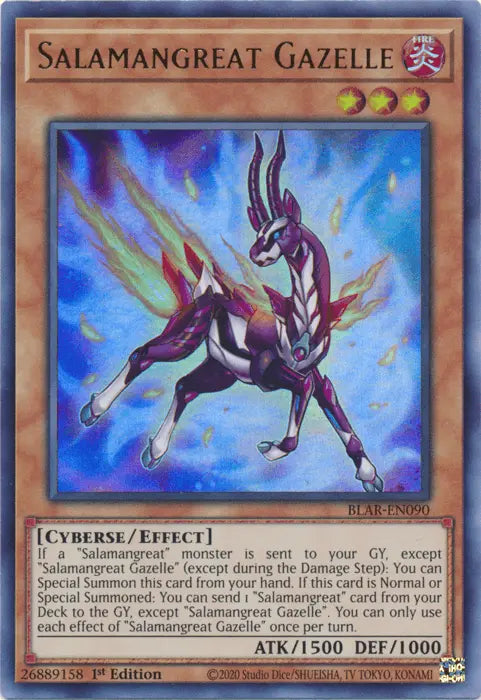 Salamangreat Gazelle [BLAR-EN090] Ultra Rare - Doe's Cards