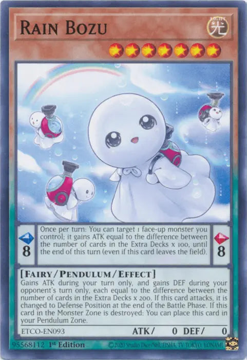 Rain Bozu [ETCO-EN093] Common - Doe's Cards