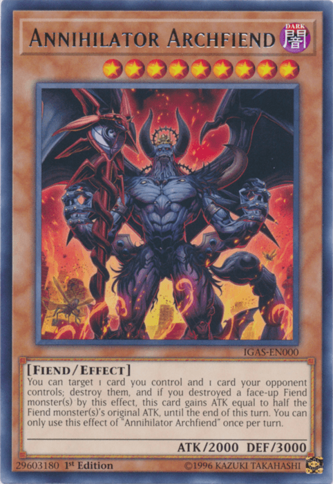 Annihilator Archfiend [IGAS-EN000] Rare - Doe's Cards