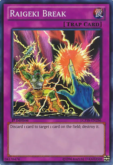 Raigeki Break [LCYW-EN286] Super Rare - Doe's Cards